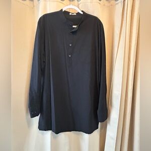 Woman’s Conrad’s Grandad Collar Long Sleeve Dress